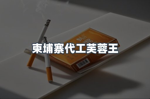 柬埔寨代工芙蓉王